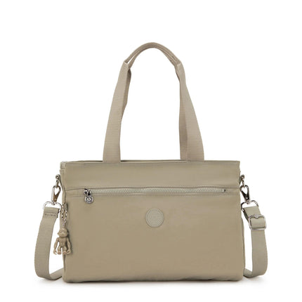 Borsa Lavoro Kipling Lapdop 13 Pollici con Tracolla in Tessuto Beige ELYSIA WORK S BOHO TAN Kipling 