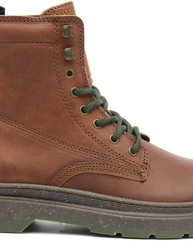 Anfibi Uomo Pelle Cuoio RED ROCK BOOT COGNAC 064 Jeep Footwear 