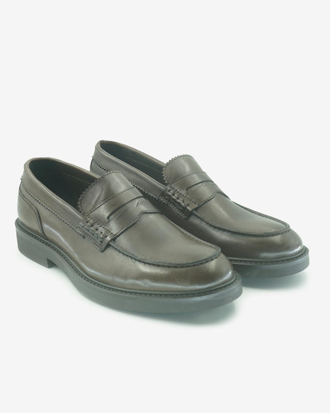 Mocassini Uomo Pelle Marrone 18 MARRONE Spatarella 