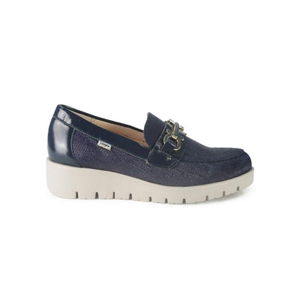 Mocassini Donna Vernice Canvas Blu 58500 BARI BLU Callaghan 