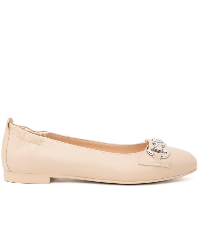 Nero Giardini Ballerina in Pelle Lino E410001D LINO 453 Nero Giardini 