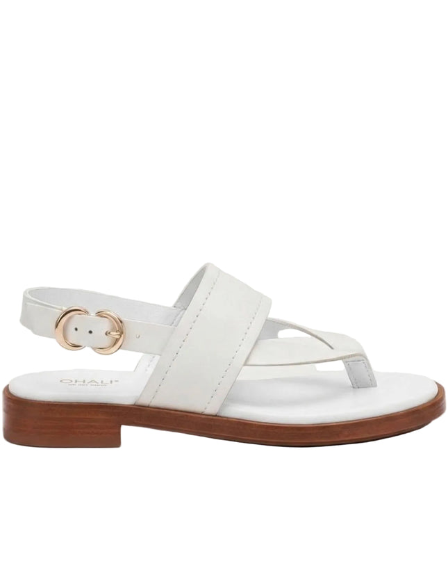 Frau Sandali Infradito Basso Donna in Pelle Bianca 87M4 OFF WHITE Frau 