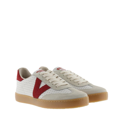 Victoria Sneakers Bassa Donna Bianco Rosso 1126232 BERLIN PICADO ROJO Victoria 