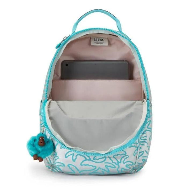 Zaino Porta Computer 11 Pollici Fantasia SEOUL S METALLIC PALM Kipling 