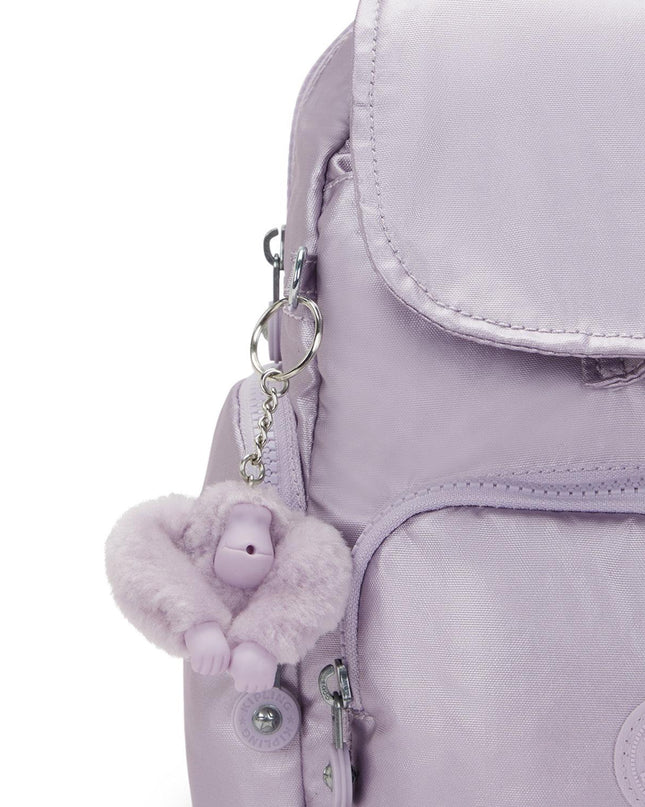 Kipling Zainetto in Tessuto Metallic Lilac - MARIO SPATARELLA