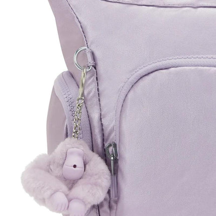 Kipling Borse Tracolla Multitasche Metallic Lilac - MARIO SPATARELLA