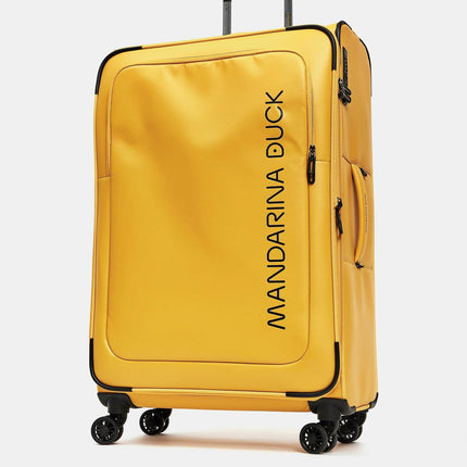 Trolley Large Espandibile Softy Giallo 4 Ruote OSV04 ECO COATED DUCK YELLOW Mandarina Duck 