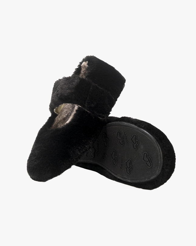 Pantofole Donna con Soletta Estraibile PA1146 NERO Grunland 
