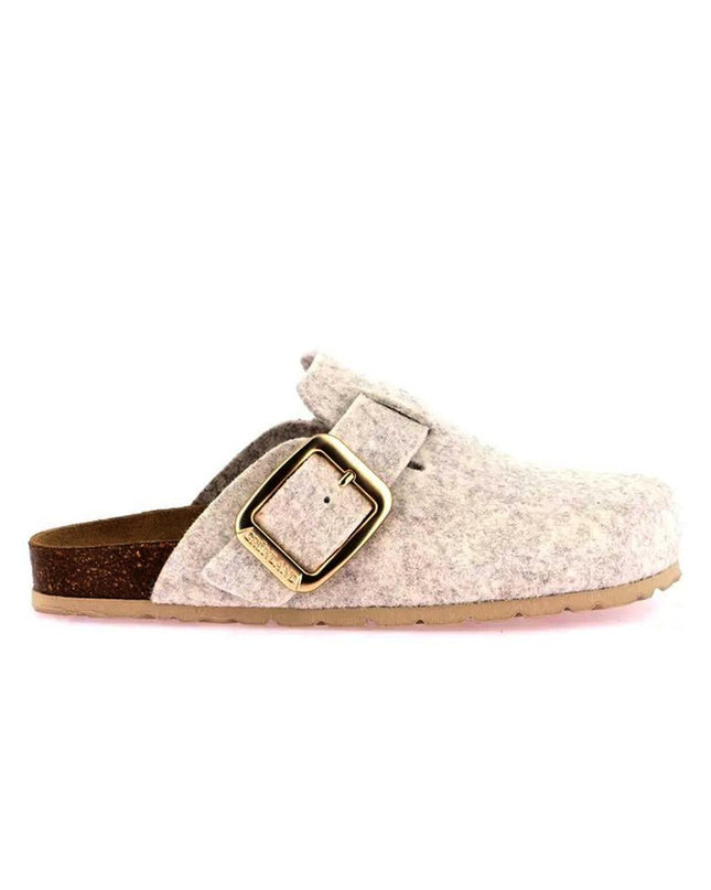 Grunland Pantotole Ciabatte Donna in Feltro Marmo - MARIO SPATARELLA