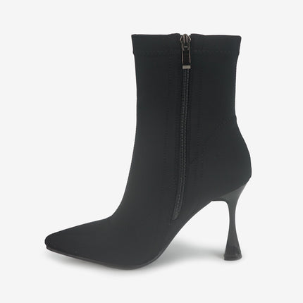 Stivaletto Tessuto Elastico Punta Nero 545 MAYPO BLACK Exe 