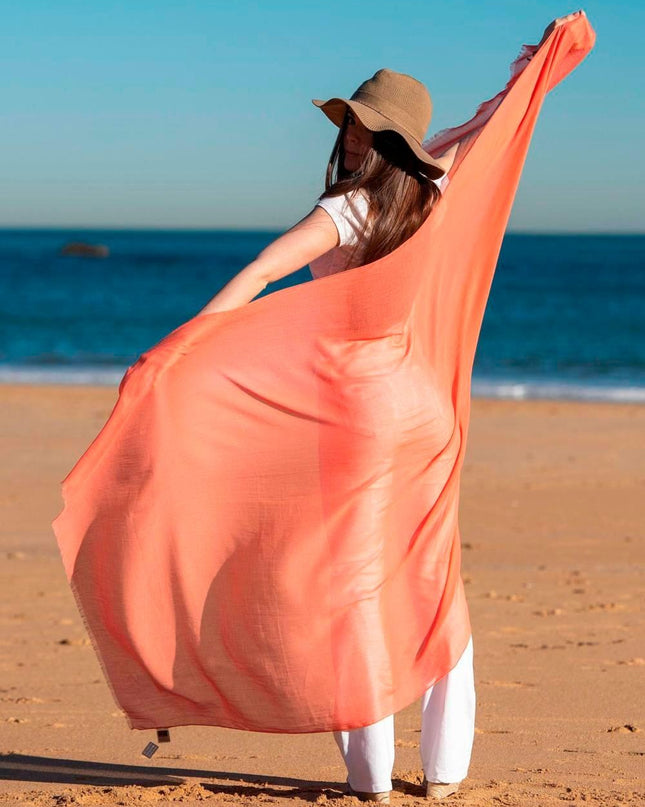 Foulard Pareo in Cotone ACTCORAL COTTON Colores de Otono 