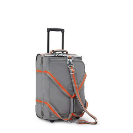 Kipling Trolley Bagaglio a Mano Due Ruote Grigio - MARIO SPATARELLA