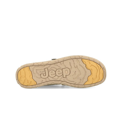 Jeep Wallabee Uomo in Canvas Verde Militare - MARIO SPATARELLA
