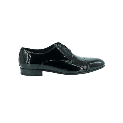 Stingata Cerimonia Derby Vernice Nero Elegante Sposo ELITE 3 VERNICE NERO Rogal's 