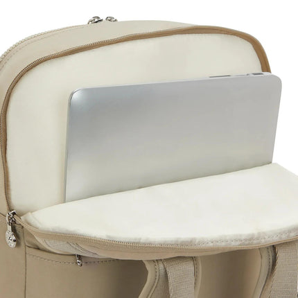 Kipling Zaini con Vano Porta PC in Tessuto Beige KAZUKI L BOHO TAN Kipling 