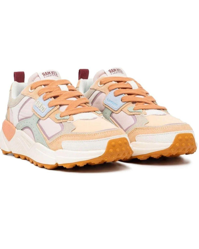 Sneakers Colmar Donna in Pelle Multicolor Rosa GARNER FUSE MULTICOLOR PINK Colmar 