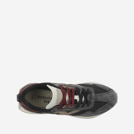 Victoria Sneakers Running Uomo in Pelle Nero Multi 8812100 ROOT BLACK Victoria 