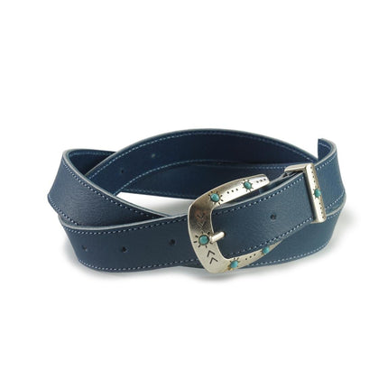 Spatarella Cintura Donna in Pelle Celeste - MARIO SPATARELLA