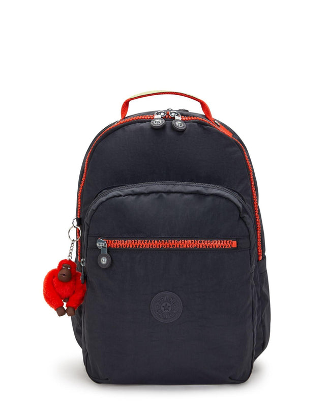 Zaino Porta Computer 15 Pollici Blu SEOUL LAP IRON LETTER FUN Kipling 