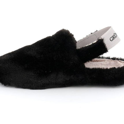 Pantofole Donna con Soletta Estraibile CI3147 NERO Grunland 