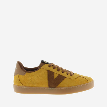 Sneakers Victoria Donna Bassa in Camoscio Mostarda 1126221 BERLIN MUSTARD Victoria 