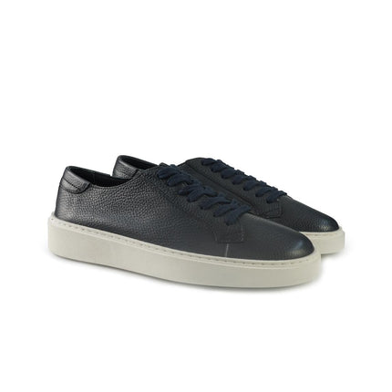 Vueva Sneakers Bassa Uomo in Pelle Blu MS638R05 NAVY Vueva 