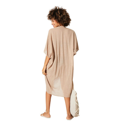 Kimono Estivo Lungo Ecru' KIMONO ESTIVO MBK5004E La Mano Boho 