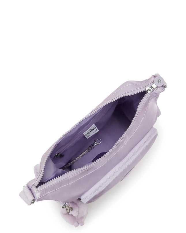 Kipling Borse Tracolla Multitasche Metallic Lilac - MARIO SPATARELLA