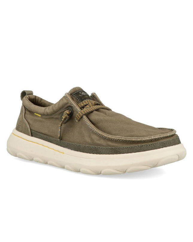 Jeep Scarpe Slip On Uomo in Tessuto Verde - MARIO SPATARELLA