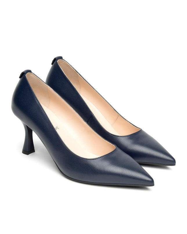 NeroGiardini Decollete in Pelle Blu - MARIO SPATARELLA