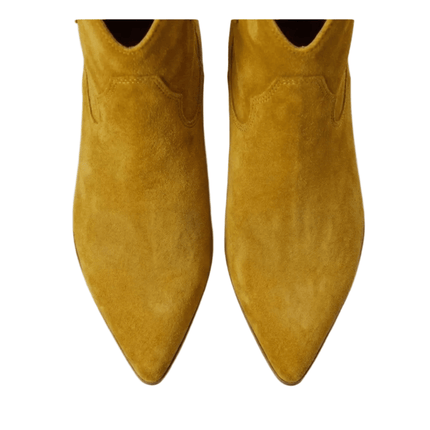 Spatarella Stivaletto Tubolare Donna in Camoscio Giallo - MARIO SPATARELLA