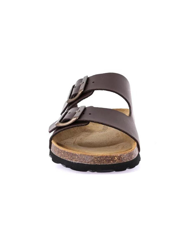 Grunland Sandali Uomo Plantare Sughero Doppia Fibbia Moro CB3013 HOBO BROWN Grunland 