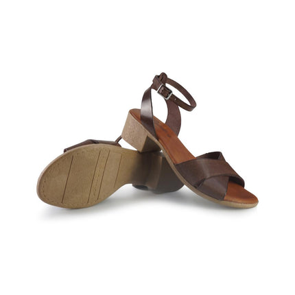 Sandali con Tacco in Pelle Moro 2830 MORO Clanto 