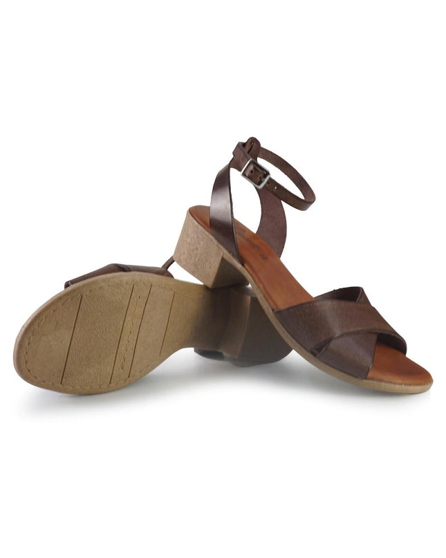 Sandali con Tacco in Pelle Moro 2830 MORO Clanto 