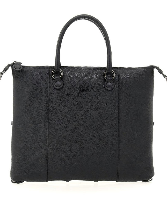 Gabs Borsa Convertibile e Trasformabile con Tracolla in Pelle Nera G3 PLUS TG M BULL BLACK Gabs 