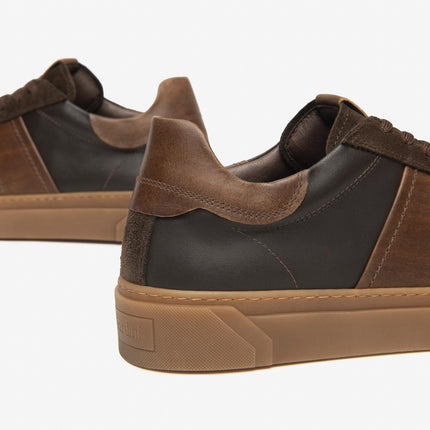 Nero Giardini Sneakers Uomo in Pelle Camoscio Testa di Moro I500950U MORO 300 Nero Giardini 