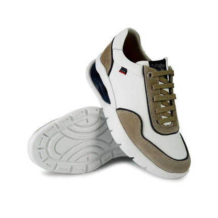 Callaghan Sneakers Ammortizzata Uomo Pelle Bianca - MARIO SPATARELLA