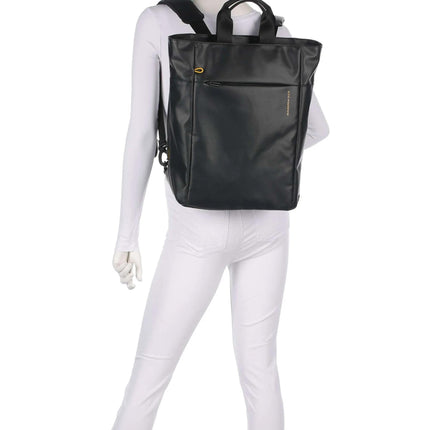 Zaino con Manici Porta Computer Nero OST12 ECO COATED BLACK Mandarina Duck 