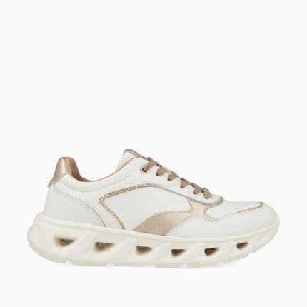 Impronte Sneakers Donna Running in Pelle Bianca SAN MARCO OFF WHITE/GOLD Impronte 