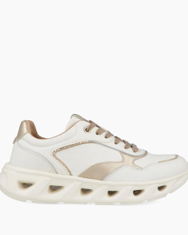 Impronte Sneakers Donna Running in Pelle Bianca SAN MARCO OFF WHITE/GOLD Impronte 