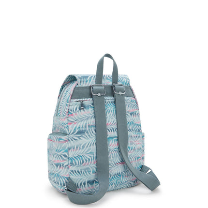 Kipling Zainetto Donna Stampato CITY ZIP S B PRT PALMTREE LEAVES Kipling 