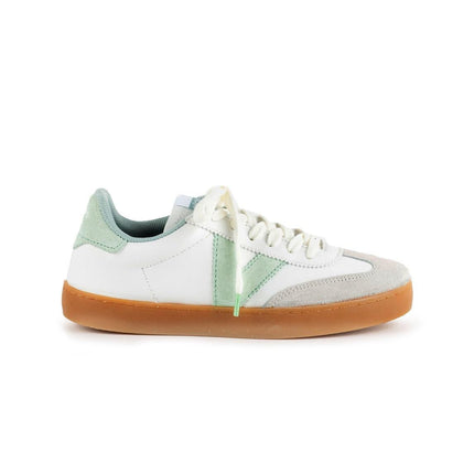 Victoria Sneakers Bassa Donna Bianco Menta - MARIO SPATARELLA