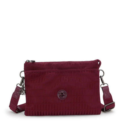 Kipling Borsa Pochette con Tracolla in Tessuto Maroon RIRI L MAROON Kipling 