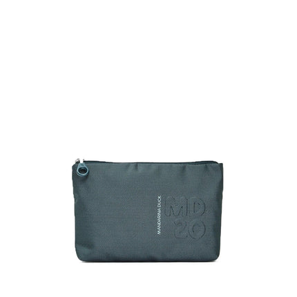 Pochette con Zip in Tessuno Verde QMMN9 MD20 VANITY PINE GREEN Mandarina Duck 