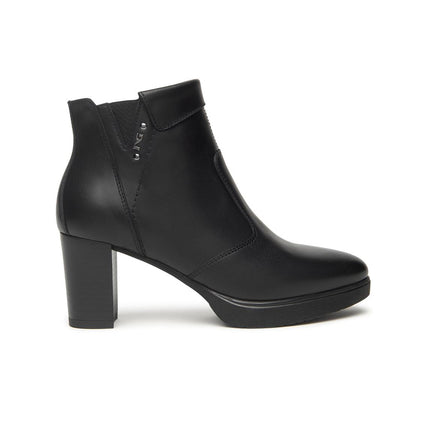 Nero Giardini Stivaletti Tronchetti Donna in Pelle Nero I513800D NERO 100 Nero Giardini 