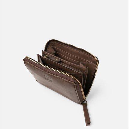Biba Portafoglio Donna in Pelle Marrone con Zip - MARIO SPATARELLA