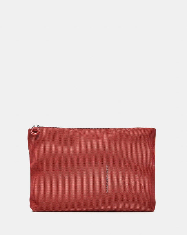 Pochette con Zip in Tessuno Tomato - MARIO SPATARELLA