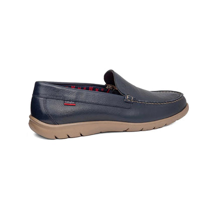 Callaghan Mocassini Uomo in Pelle Blu 18001 TENGER AZUL Callaghan 