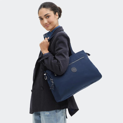 Borsa Lavoro Kipling Lapdop 15 Pollici con Tracolla in Tessuto Blue ELYSIA WORK INFINITE BLUE Kipling 