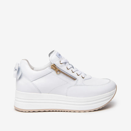 Nero Giardini Sneakers Donna in Pelle Bianca - MARIO SPATARELLA